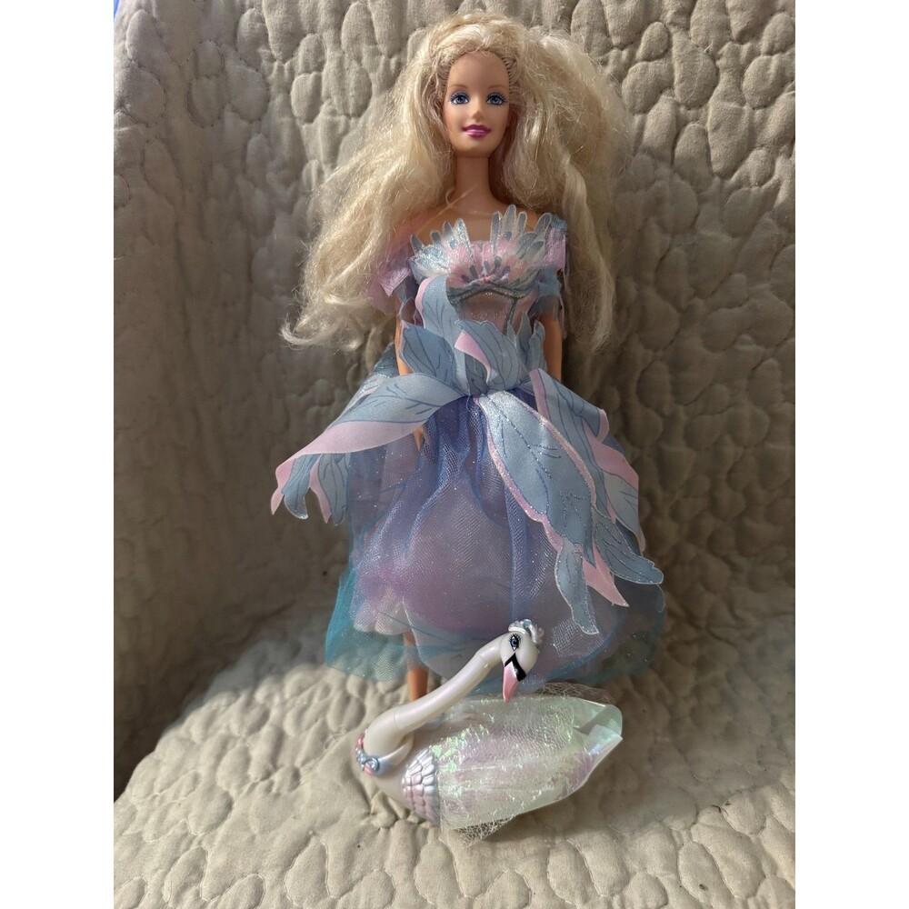 2003 Barbie Swan Lake Odette Doll Original Dress Swan Accessory Untested Mattel